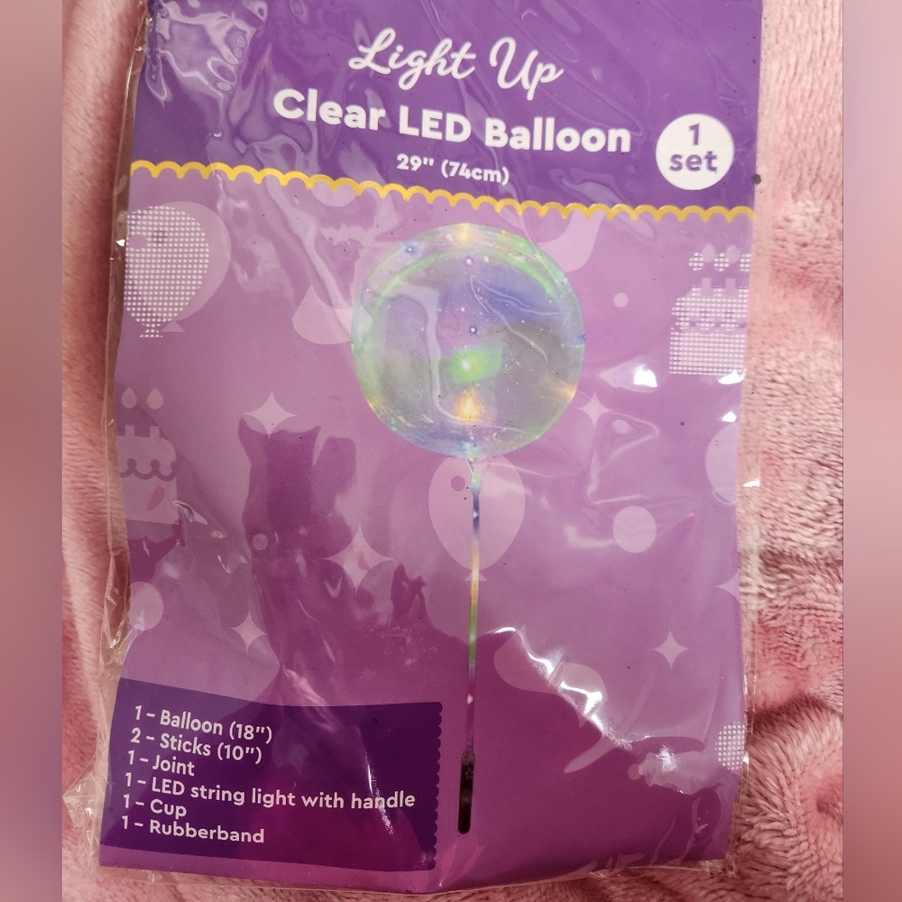Light Up Clear LED Balloon